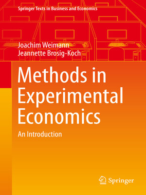 cover image of Methods in Experimental Economics